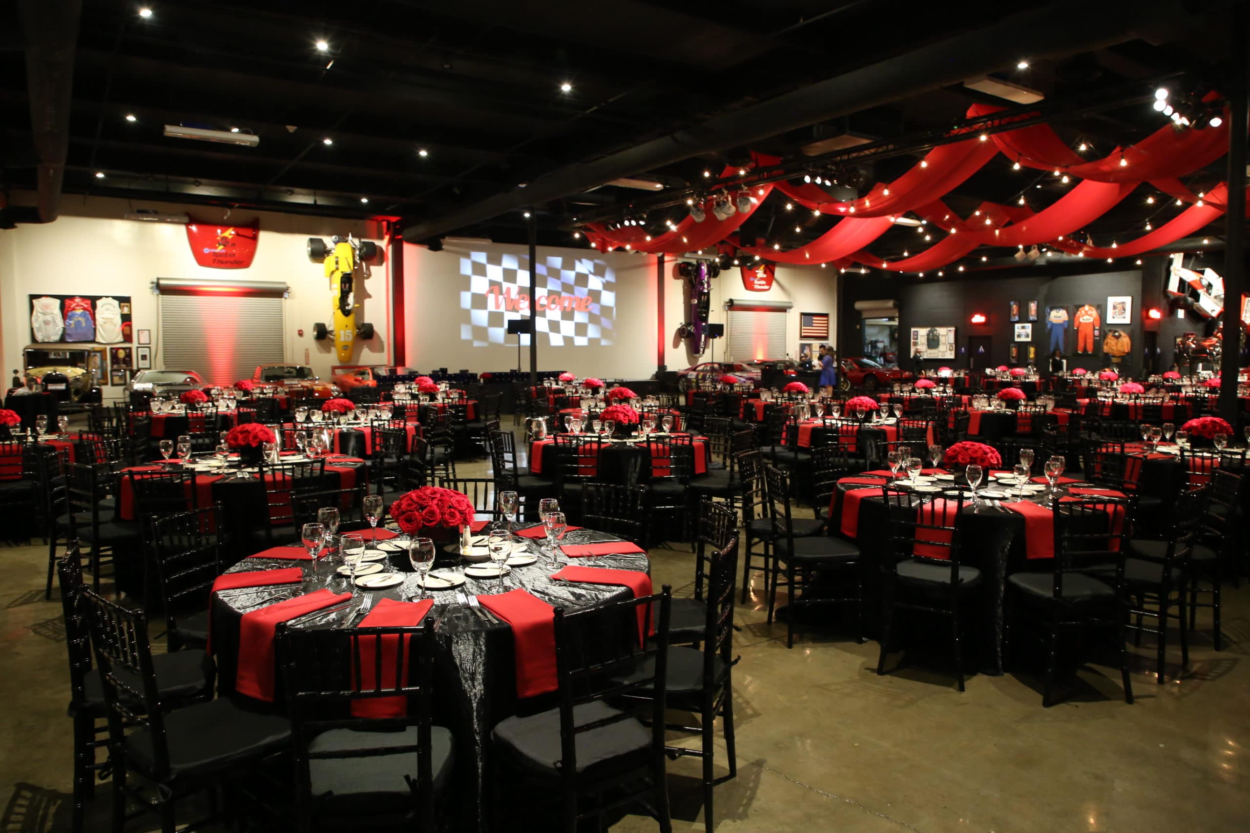 Black and Red Setting