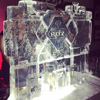 The martini luge at ASF event. Picture from @Emoro31 from Instagram 