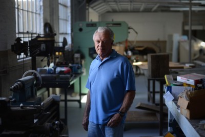 Land-speed record-breaker Craig Breedlove stands in his Rio Vista workshop where he plans to assemble his next possibly record-breaking car. (Robinson Kuntz/Daily Republic)