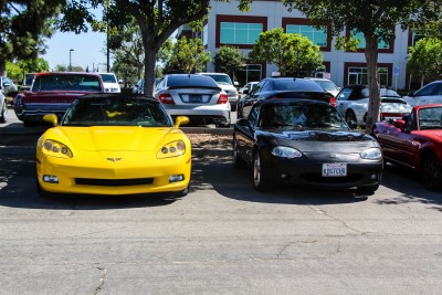 The San Diego Miata Club also drove up to be a part of the show!