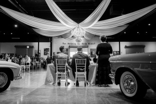 wedding reception at the marconi automotive museum