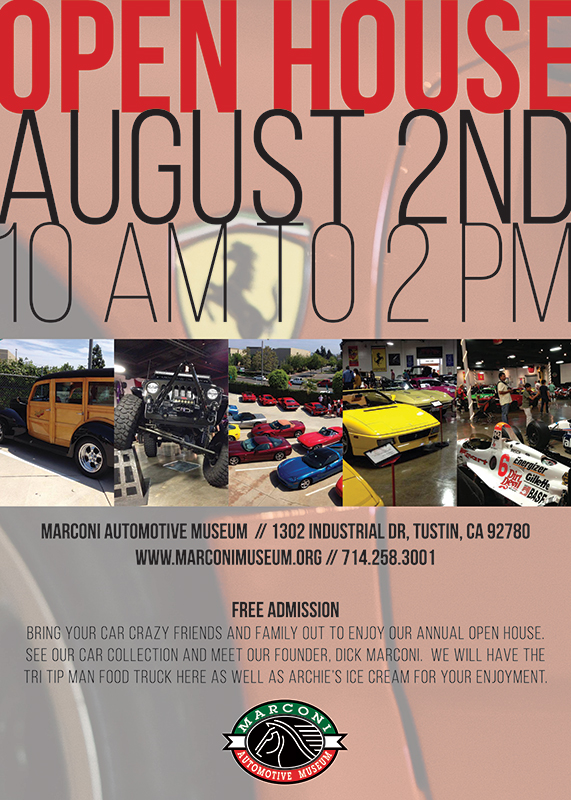 Open House At The Marconi Automotive Museum