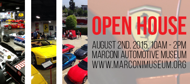 Marconi Automotive Museum Open House Event
