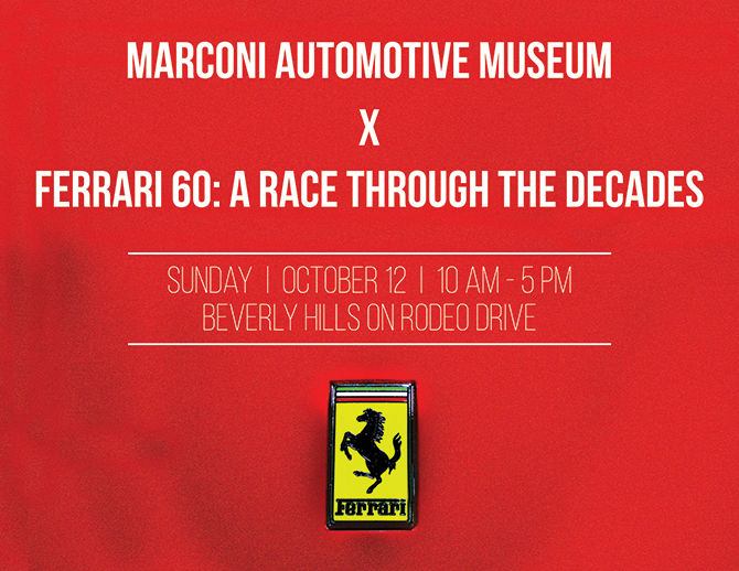 The Marconi Joins Ferrari’s 60th Anniversary