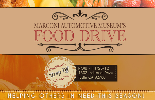 Marconi Museum Events: Food Drive