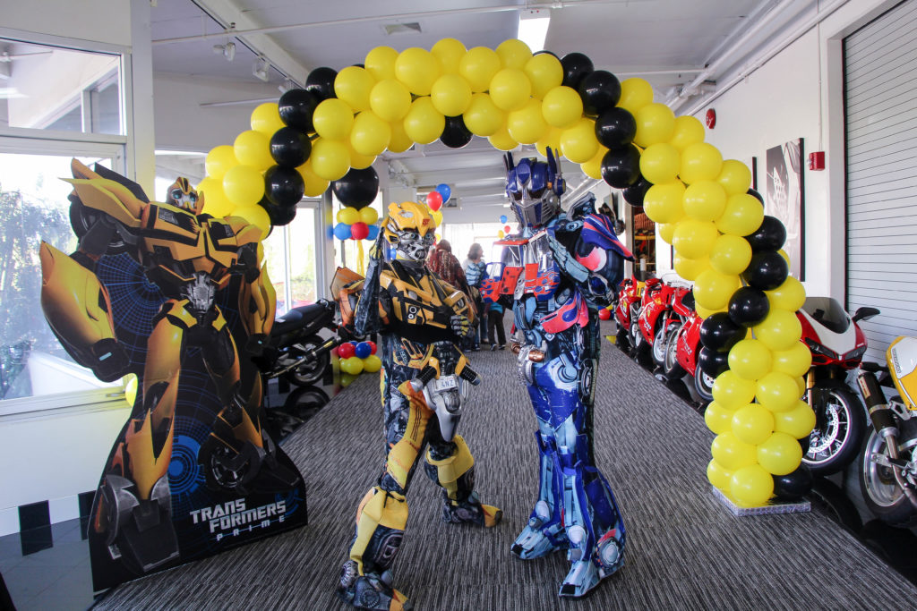 transformer themed birthday party