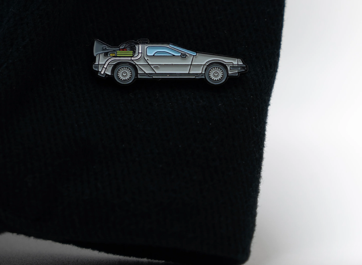 NEW - 1982 DeLorean Pin